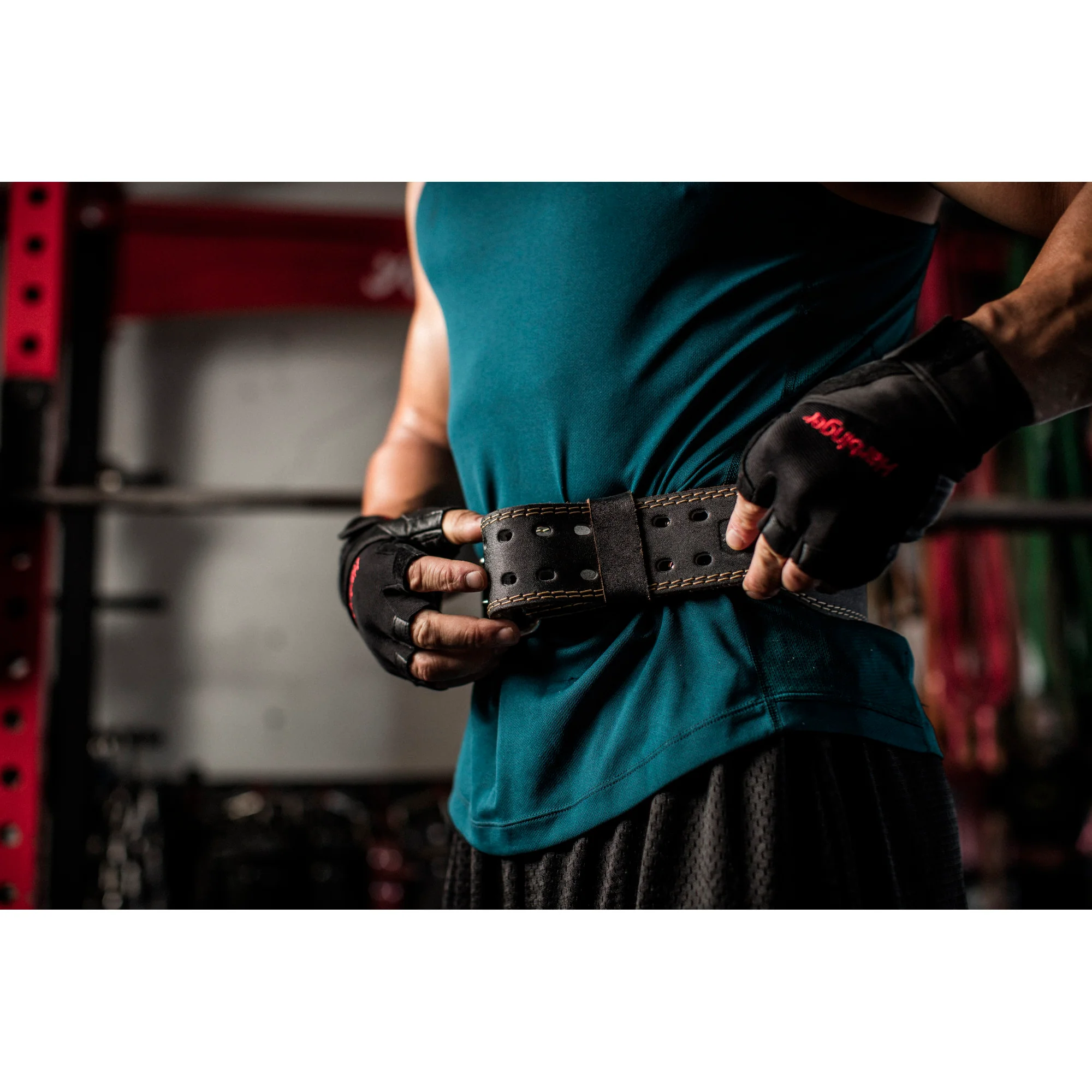 4" Padded Leather Belt - Image 3