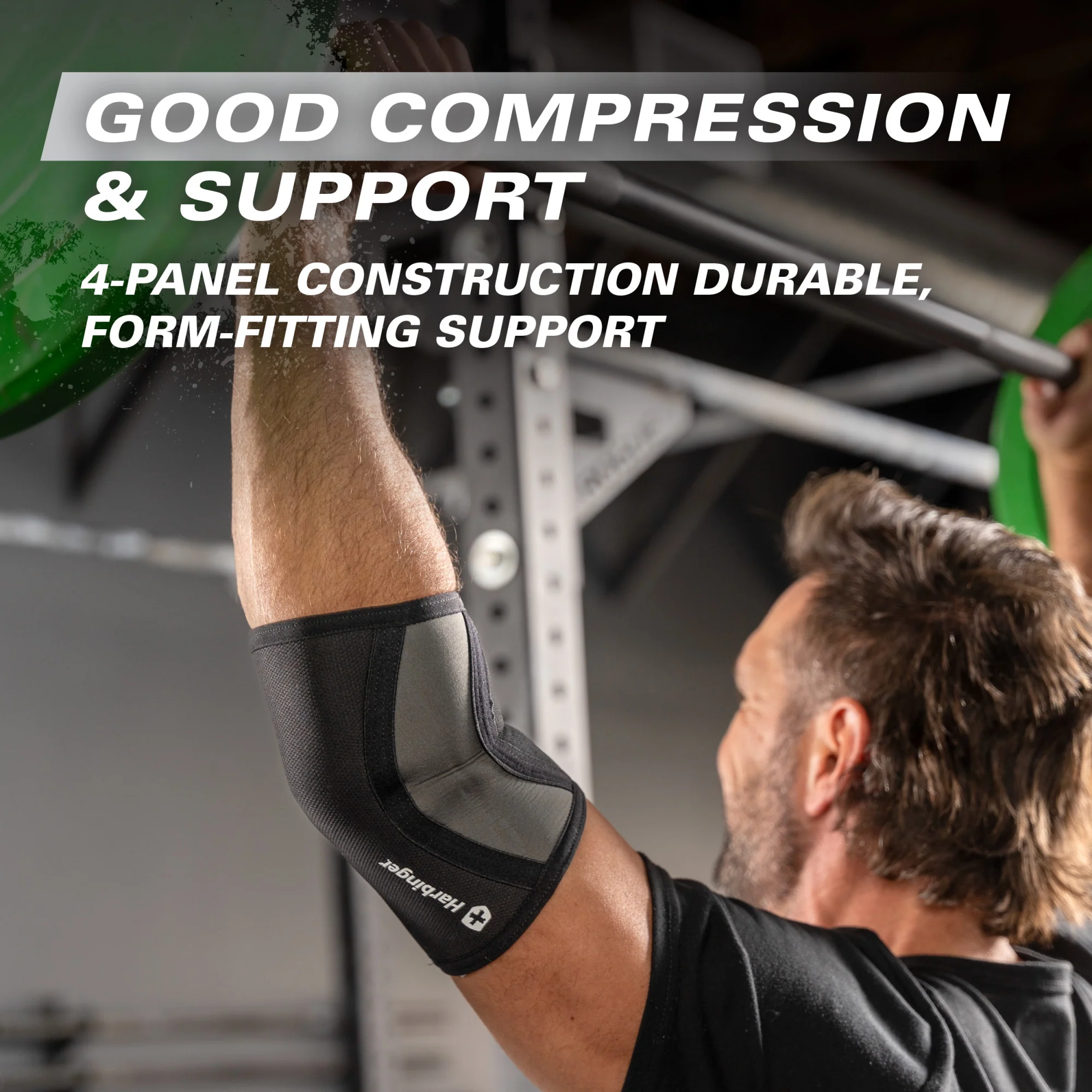 Pro Elbow Sleeves 4MM Black - Image 3