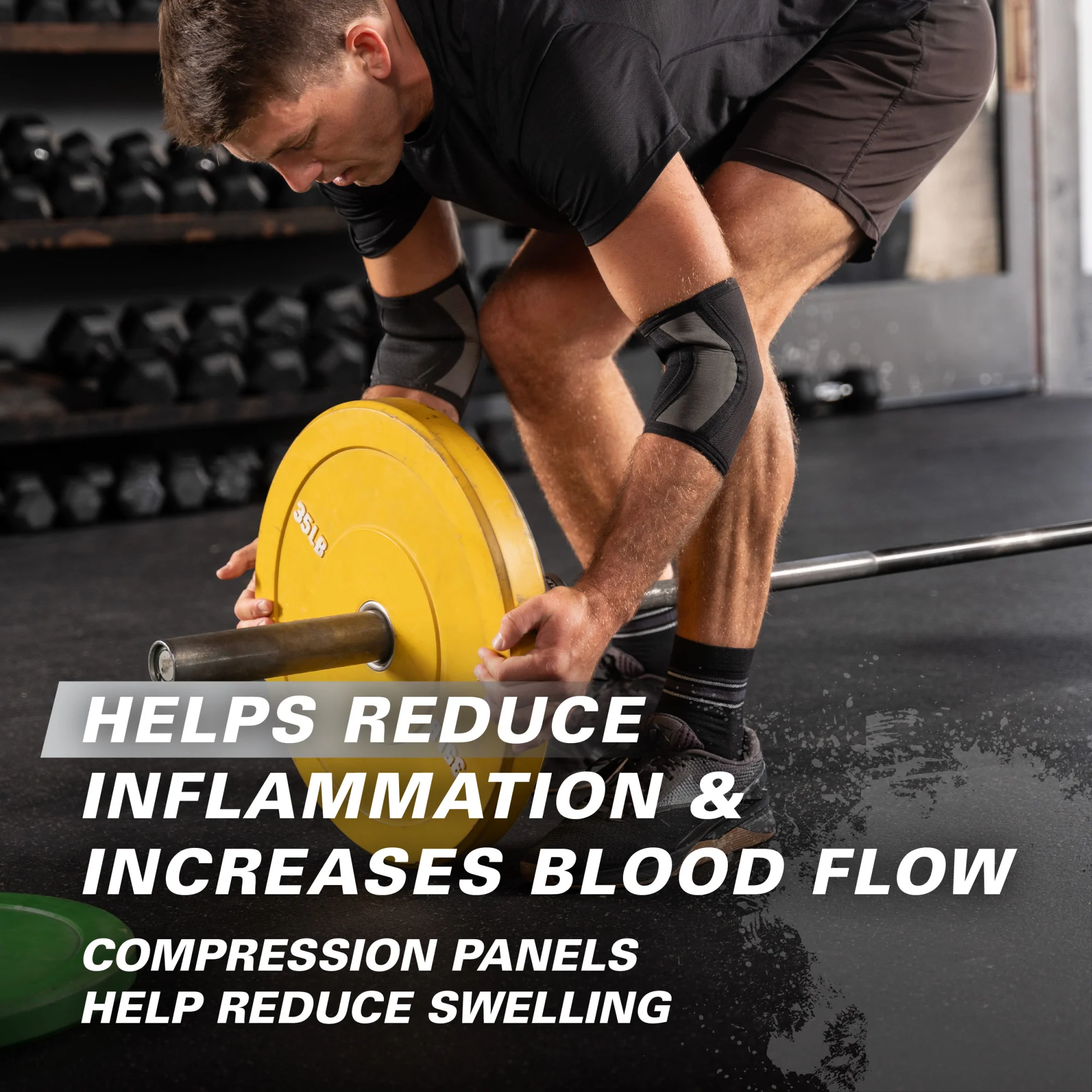 Pro Elbow Sleeves 4MM Black - Image 5